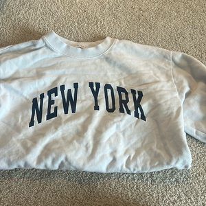 new york brandy melville cropped crewneck
